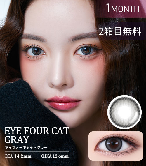 アイフォーキャットグレー(EyeFourCat Gray)