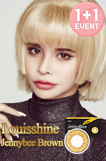 [1+1][1ヶ月] ジェニービーブラウン (Jennybee Brown) DIA 14.0mm [1箱2個入り]