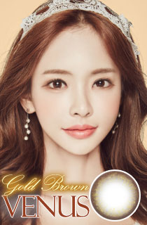[CLOSE][500円SALE] ビーナスゴールド ブラウン (VENUS Gold Brown) DIA 14.0mm (B060)