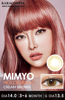 ミミョウホログラム クリームブラウン (MIMYO Hologram CreamBrown) DIA 14.0mm