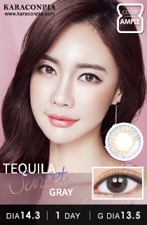[1Day] カラーアンプルワンデー テキーラ サンセット グレー (COLOR AMPLE Oneday Tequila Sunset Gray) DIA 14.3mm [1箱10枚]